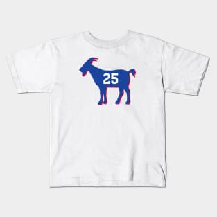 PHI GOAT - 25 - White Kids T-Shirt